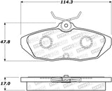 StopTech Street Brake Pads - Front - 308.05990