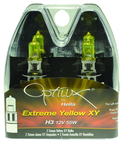 Hella Optilux H3 12V/55W XY Extreme Yellow Bulb - H71070662