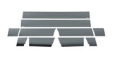 Putco 09-14 Ford F-150 Reg Cab 6.5 Short Box - 7in Wide (10pcs) Black Platinum Rocker Panels - 9751411BP