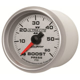 Autometer Ultra-Lite II 52mm 0-60 PSI Mechanical Boost Gauge - 4905