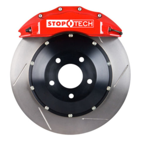 StopTech BBK 93-98 Toyota Supra Front ST-60 355x32 Red Slotted Rotors - 83.857.6700.71