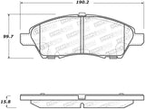 StopTech Street Brake Pads - Front - 308.15920