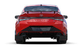 Rally Armor 2022 Hyundai Elantra N & N Line Black UR Mud Flap w/ Red Logo - MF79-UR-BLK-RD