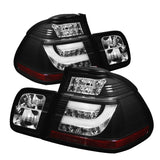 Spyder BMW E46 3-Series 02-05 4Dr Light Bar Style LED Tail Lights Black ALT-YD-BE4602-4D-LBLED-BK - 5015938