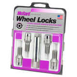 McGard Wheel Lock Bolt Set - 4pk. (Tuner / Cone Seat) M14X1.5 / 17mm Hex / 24.0mm Shank L. - Chrome - 27200