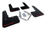 Rally Armor 17-21 Honda Civic Type R Black UR Mud Flap w/ Red Logo - MF47-UR-BLK/RD