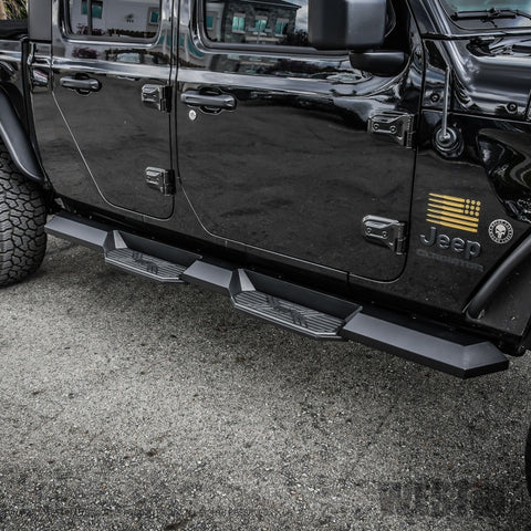 Westin 2020 Jeep Gladiator HDX Xtreme Nerf Step Bars - Textured Black - 56-24165