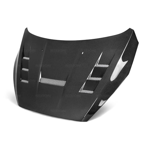 Seibon 15-17 Ford Focus TV-Style Carbon Fiber Hood - HD16FDFO-TV