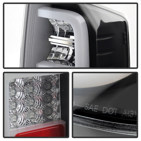 Spyder Toyota Tundra 2014-2016 Light Bar LED Tail Lights Black ALT-YD-TTU14-LED-BK - 5080196