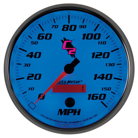 Autometer C2 5 inch 160MPH In-Dash Electronic Programmable Speedometer - 7289