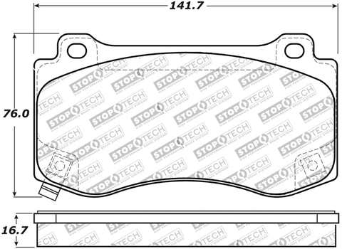 StopTech Performance 06-08 Dodge Magnum SRT-8 / 06-09 Charger SRT-8 / 09-10 Challenger SRT-8 / 06-1 - 309.11490