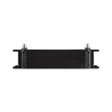 Mishimoto Universal -8AN 10 Row Oil Cooler - Black - MMOC-10-8BK