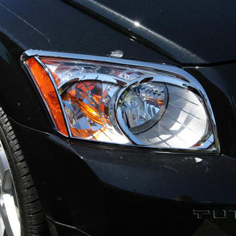 Putco 07-10 Dodge Caliber Head Lamp Overlays & Rings - 403833