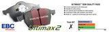 EBC 00-02 Acura MDX 3.5 Ultimax2 Rear Brake Pads - UD865