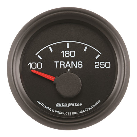 Autometer Factory Match Ford 52.4mm Short Sweep Electronic 100-250 Deg F Transmission Temp Gauge - 8449