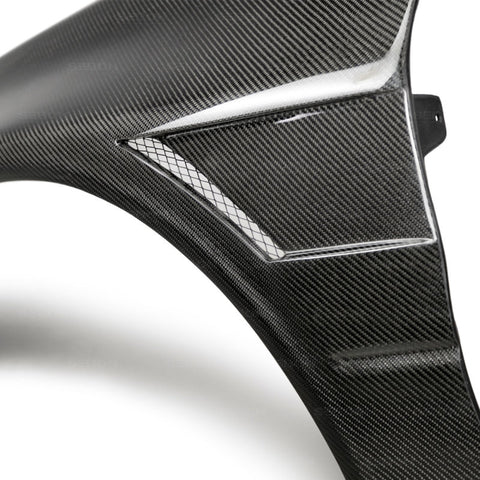 Seibon 03-07 Mitsubishi Evo 8 & IX 10mm Wider Carbon Fiber Fenders - FF0305MITEVO8