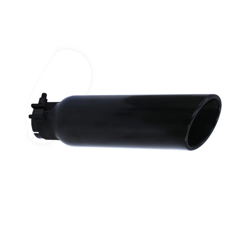 Go Rhino Exhaust Tip - Black - ID 2 3/4in x L 14in x OD 4in - GRT234414B