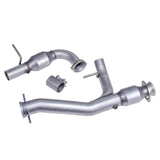 BBK 97-03 Ford F-150 4.6L/5.4L Short Mid Y Pipe w/Catalytic Converters - 35301