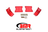 BMR 79-04 Fox Mustang Lower Torque Box Reinforcement Plates - Red - TBR003R