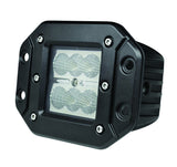 Hella Value Fit Flush Mount 3in 18W Cube Flood Beam LED Light - 357204021