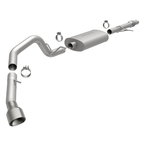 MagnaFlow 10-12 Chevy Avalanche 1500 5.3L V8 Single P/S Rear Exit Stainless CatBack Perf Exhaust - 15561