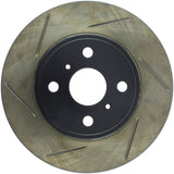 StopTech Power Slot 87-89 Toyota MR2/MR2 Turbo/MR2 Spyder (Exc. Turbo) Rear Right Slotted Rotor - 126.44055SR