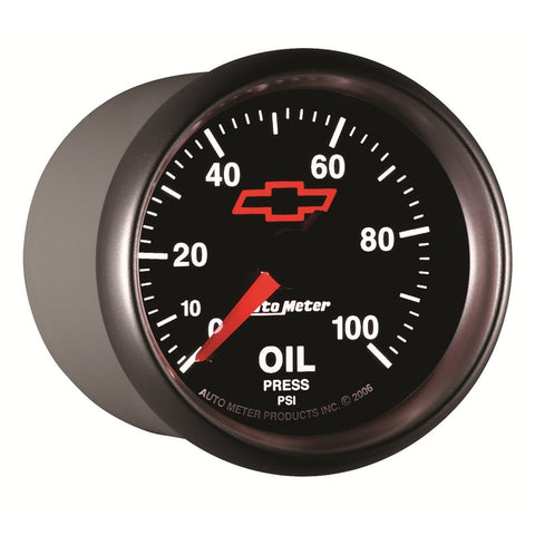 Autometer Sport-Comp II GM 52mm 0-100 PSI Mechanical Oil Pressure Gauge - 3621-00406