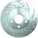 StopTech Select Sport 98-02 Chevrolet Camaro / Pontiac Firebird Slotted and Drilled Left Front Rotor - 227.62055L