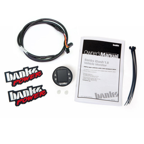 Banks Power 2008+ Universal CAN Bus iDash 1.8 Super Gauge - For Use w/ PedalMonster - 66568