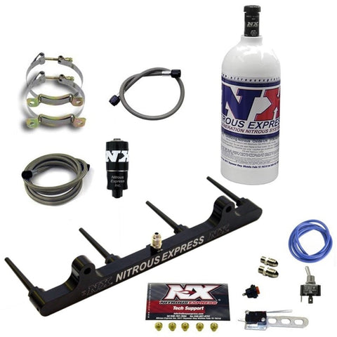 Nitrous Express Billet Spray Bar Nitrous Kit for Hayabusa w/1lb Bottle - 62201-1.0P