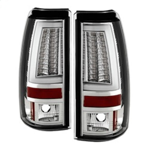 Spyder Chevy Silverado 1500/2500 03-06 Version 2 LED Tail Lights - Chrome ALT-YD-CS03V2-LED-C - 5081902