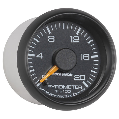 Autometer Factory Match Chevy 2-1/16in FSE 0-2000 Pyro Kit Gauge - 8345