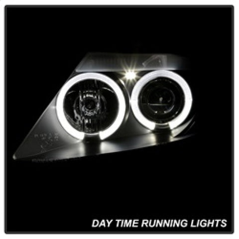 Spyder BMW Z4 03-08 Projector Headlights Halogen Model Only - LED Halo Black PRO-YD-BMWZ403-HL-BK - 5029072