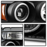 Spyder Ford F150 04-08 Projector Headlights Version 2 CCFL Halo LED Blk PRO-YD-FF15004-CCFL-G2-BK - 5030085