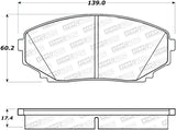 StopTech Street Brake Pads - 308.12580