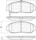 StopTech Street Brake Pads - Front - 308.15060