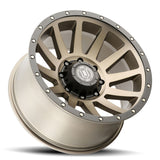 ICON Compression 20x10 8x180 -19mm Offset 4.75in BS 124.2mm Bore Bronze Wheel - 2020108947BR