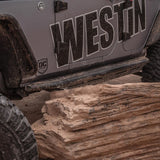 Westin/Snyper 07-17 Jeep Wrangler Unlimited Triple Tube Rock Rail Steps - Textured Black - 42-6015
