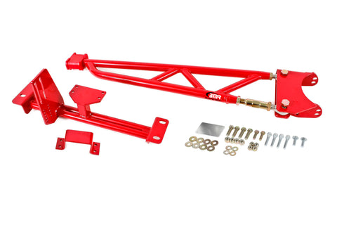 BMR 93-02 F-Body w/o DSL Torque Arm Tunnel Mount (For Stock Exhaust) - Red - TA013R