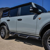 Westin/HDX 2021+ Ford Bronco Drop Nerf Step Bars - Textured Black - 56-14195