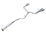 AWE Tuning 2022+ VB Subaru WRX Track Edition Exhaust - Chrome Silver Tips - 3020-42979