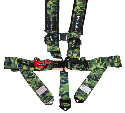 NRG SFI 16.1 5pt 3in. Seat Belt Harness/ Latch Link - Camo - SBH-5PCCAMO-620