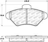 StopTech Performance 94-98 Ford Mustang / 93-97 Thunderbird / 93-97 Mercury Cougar Front Brake Pads - 309.06000