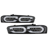 Spyder Chevy Camaro 16-18 (Do Not Fit Halogen Model) LED Tail Lights Black ALT-YD-CCAM16LED-SEQ-BK - 5087232