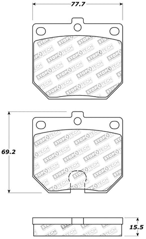 StopTech Performance Brake Pads - 309.01140