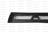 Seibon 08-12 Mitsubishi Lancer Evo X Shaved Emblem Carbon Fiber Front Grill does not fit MR model - FG0809MITEVOX-S