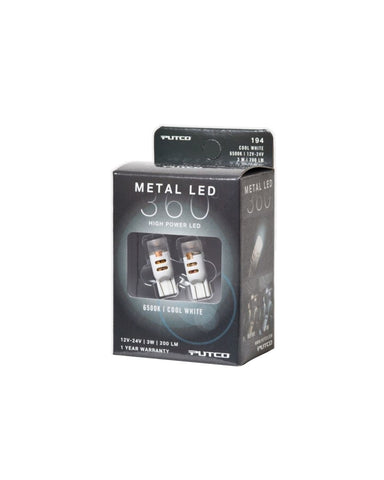 Putco 194 - Cool White Metal 360 LED - 340194C-360