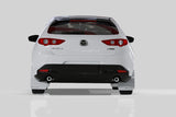 Rally Armor 19-22 Mazda3 GT Sport Hatch Black UR Mud Flap w/ Dark Grey Logo - MF61-UR-BLK/DGRY