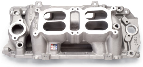 Edelbrock Manifold Dual Quad RPM Air Gap BB Chevy Oval Port - 7520