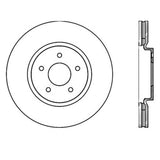 StopTech Infiniti G37 / Nissan 370Z SportStop Slotted & Drilled Front Right Rotor - 127.42100R